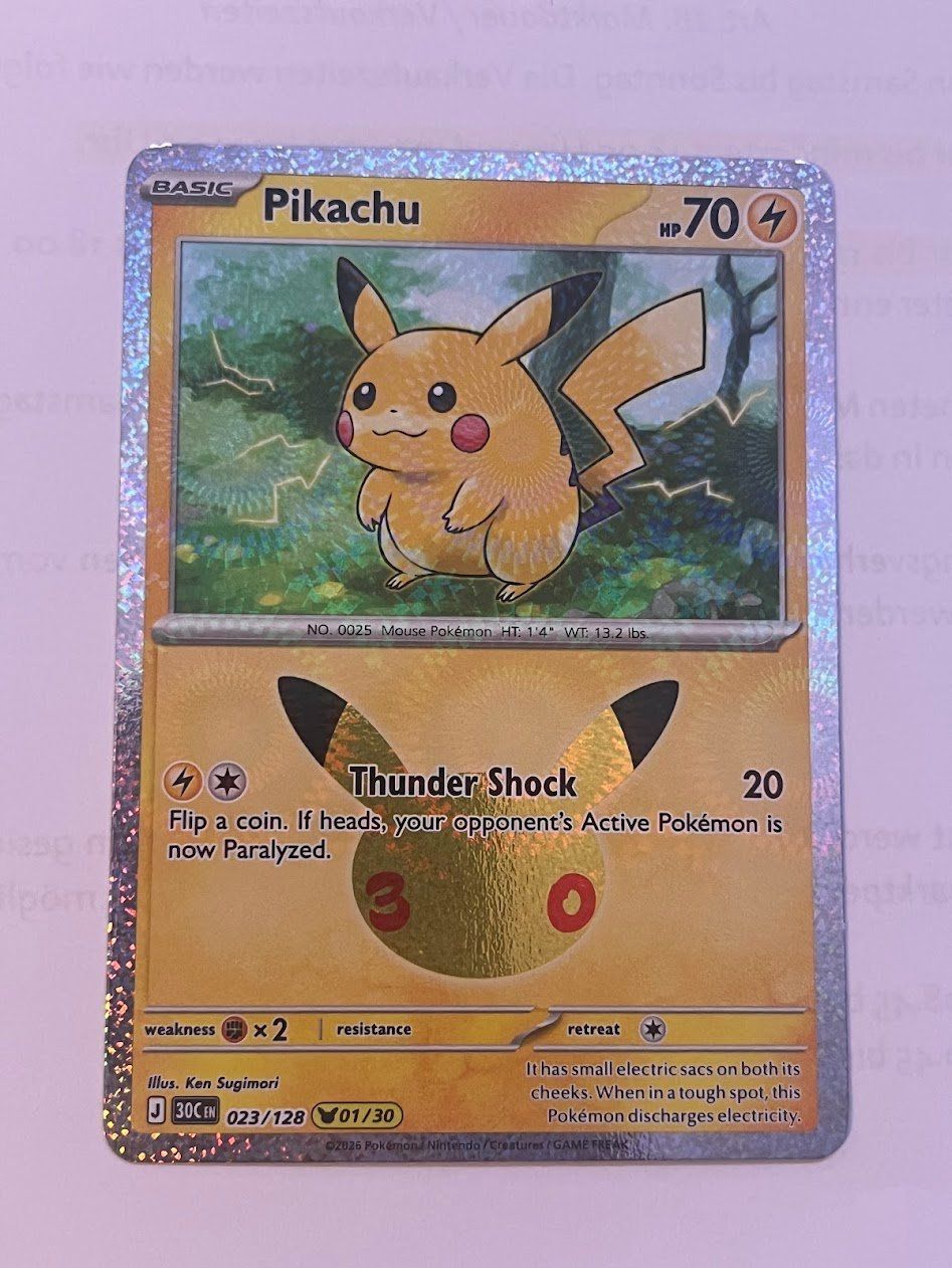 Carte collezionabili: Pokemon -  Pikachu  30c  01/30 EN – Usato da schaan venduto da Schokoloco