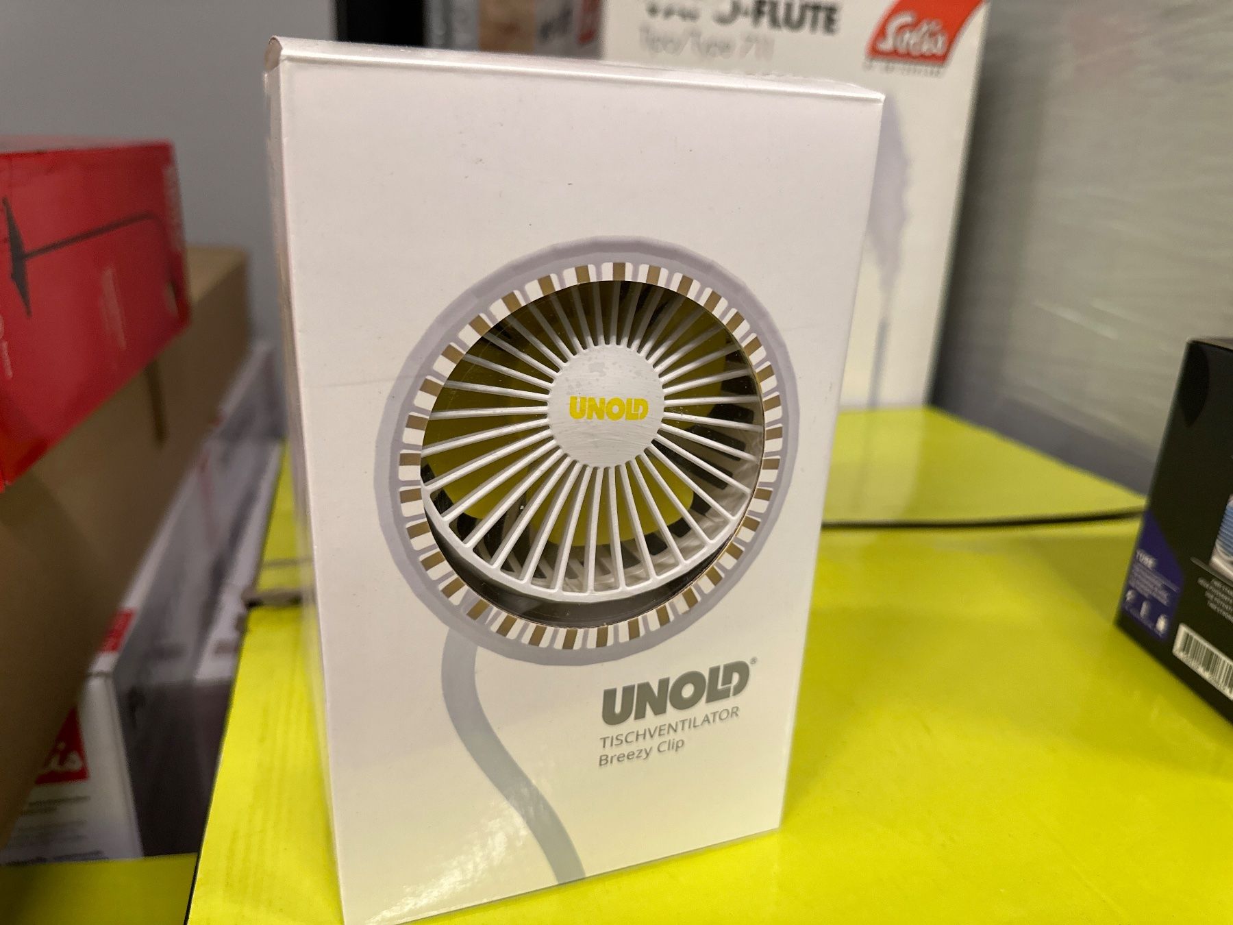 Ventilatori: neuer TISCHVENTILATOR BREEZY CLIP weiss – Nuovo e nell'imballaggio originale da Necker venduto da liq24 4