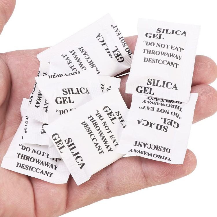 Amazy Silica Gel Beutel 40x10g - Regenerierbares Trockenmittel Mit Indikator