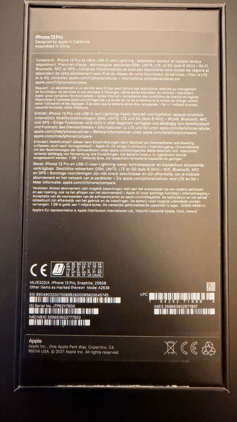 Apple Handys / Smartphones: Apple iPhone 13 Pro 256GB mit QuadLock Hülle – Gebraucht aus Volketswil von Tommy_76 7