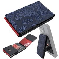 MAGIC CLIP MagSafe Swiss Wallet – Drachenblau 3D