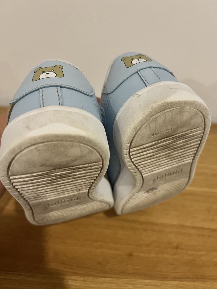 Puma Schuhe für Jungen: Puma Kinderschuhe, Gr. 32, hellblau mit Bärchen Bilde – Gebraucht aus Meggen von mar_7r7m 3