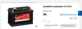 Autobatterie 74 AH Golf 7