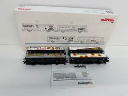Märklin H0 4785 SBB Migros Set aus 4 verschiedenen Wagen