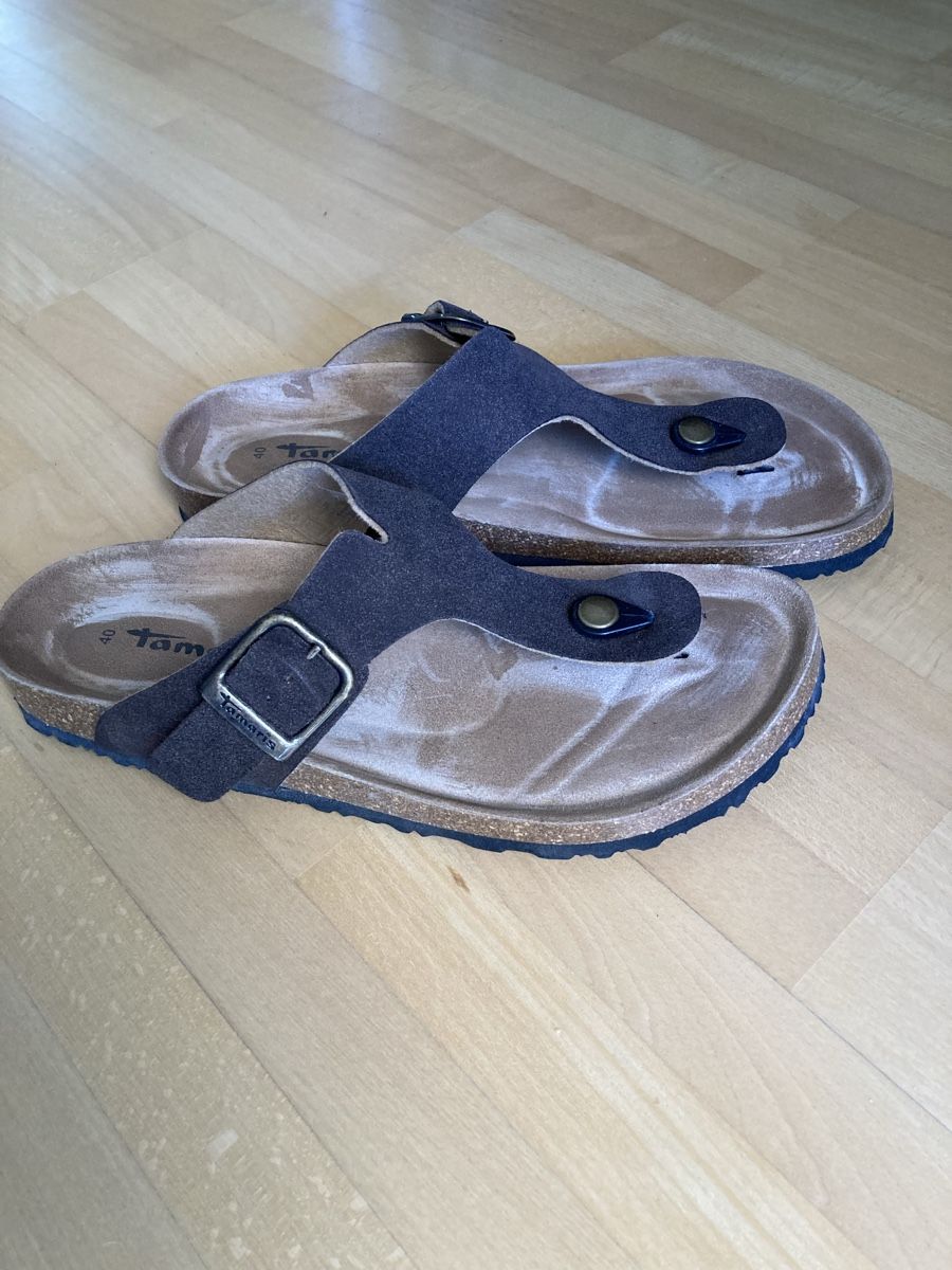 Tamaris Scarpe da donna: Neuwertige Ledersandalen, 40 – Nuovo (secondo la descrizione) da Riehen venduto da utabear