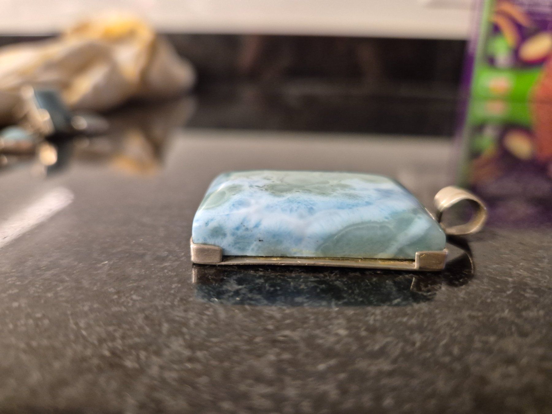 Pendentifs: Larimar-Anhänger – Neuf (Voir description) à Wangen SZ par pepake 2