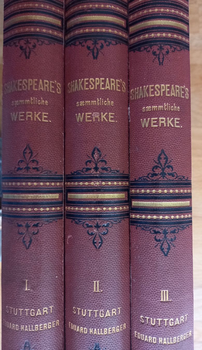 Bücher: Shakespeares Werke Bücher Bd. I - III – Gebraucht aus Zollikon von TimeIsMoney 2