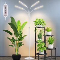 Pflanzenlampe LED mit Ständer 4-Kopf Vollspektrum