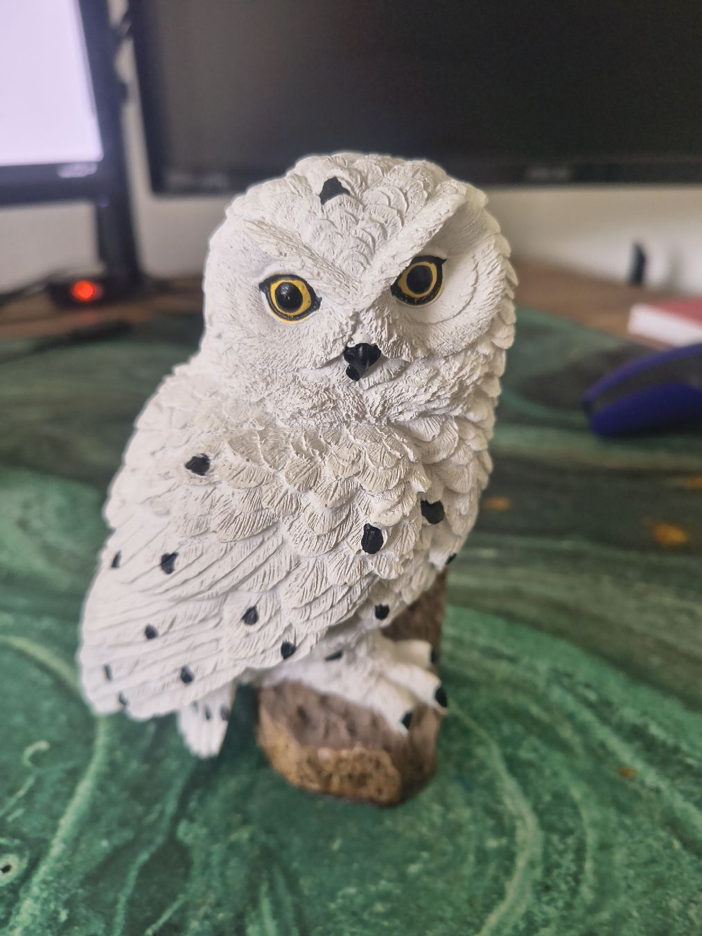 Tutte le decorazioni: Winterdeko: Eule aus Keramik, weiss, ca. 15cm hoch – Usato da Arnegg venduto da zozotsu