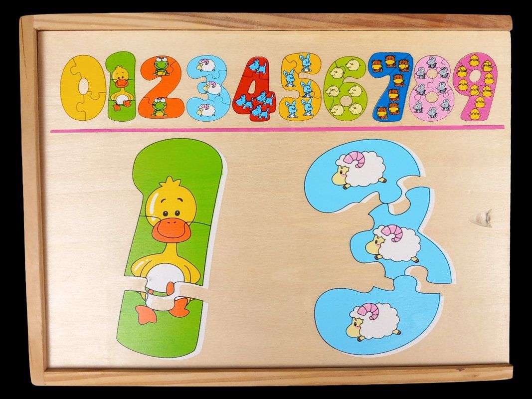 Puzzle: Holzpuzzle Zahlen – Usato da Hünenberg venduto da Restwert_Zug 1
