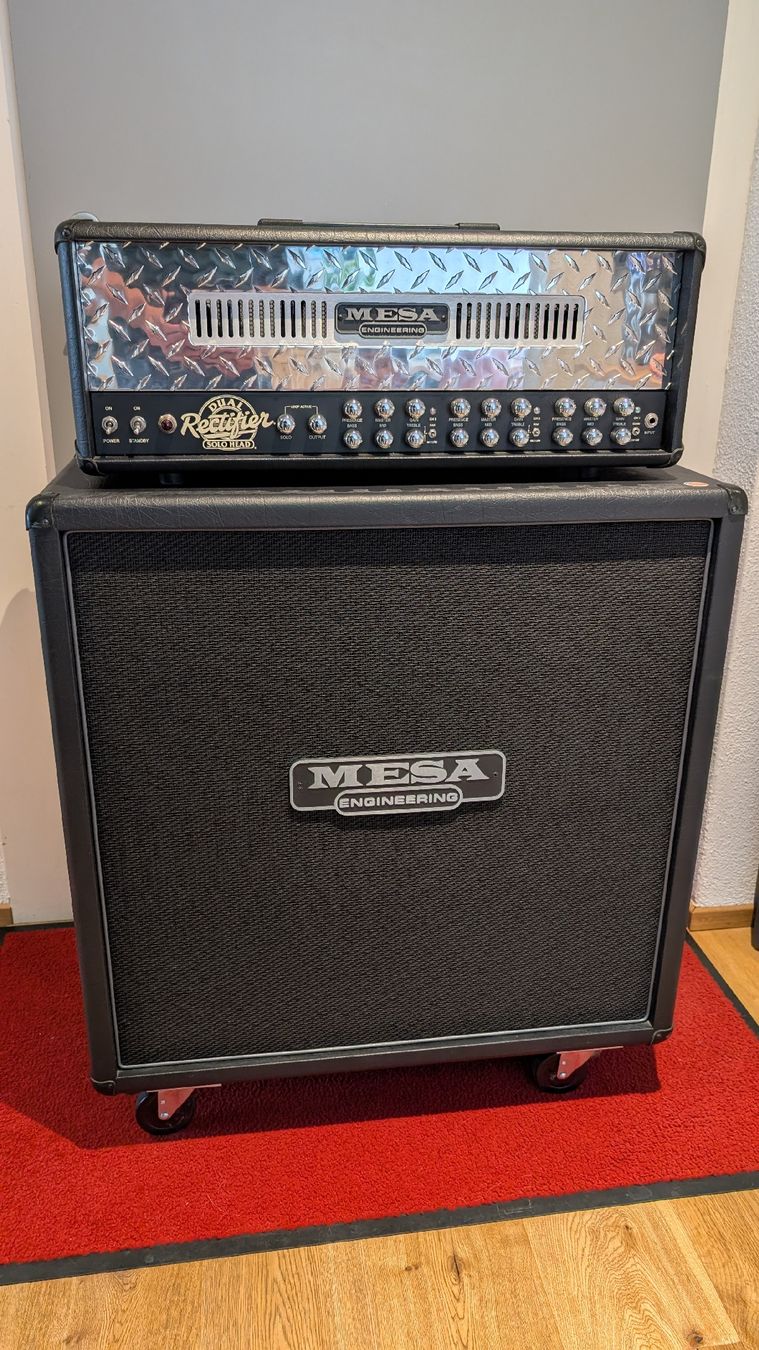 Mesa Boogie Amplificatori: Mesa Boogie Dual Rectifire + Original 4x12 Box – Usato da Obernau venduto da MABU9 2