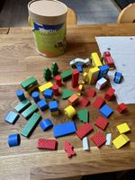 Lupilu Costruzioni Città Blocchi Legno 2+