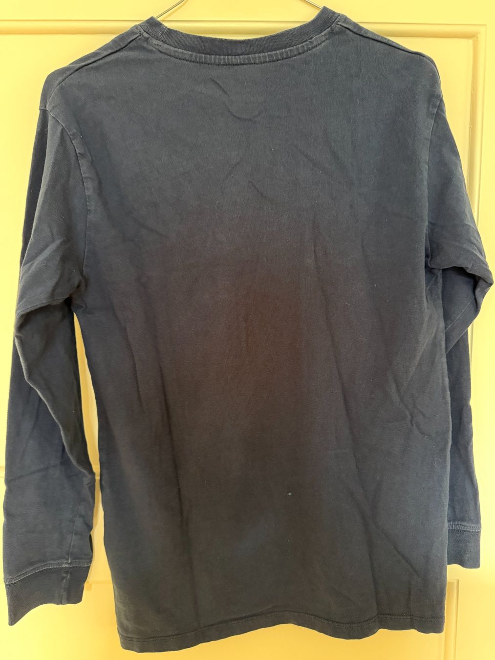 H&M Camicie, T-shirt & Polo: H&M Basic Langarmshirt Dunkelblau Bio-Baumwolle Gr. 146/152 – Usato da Basel venduto da raresbares 1