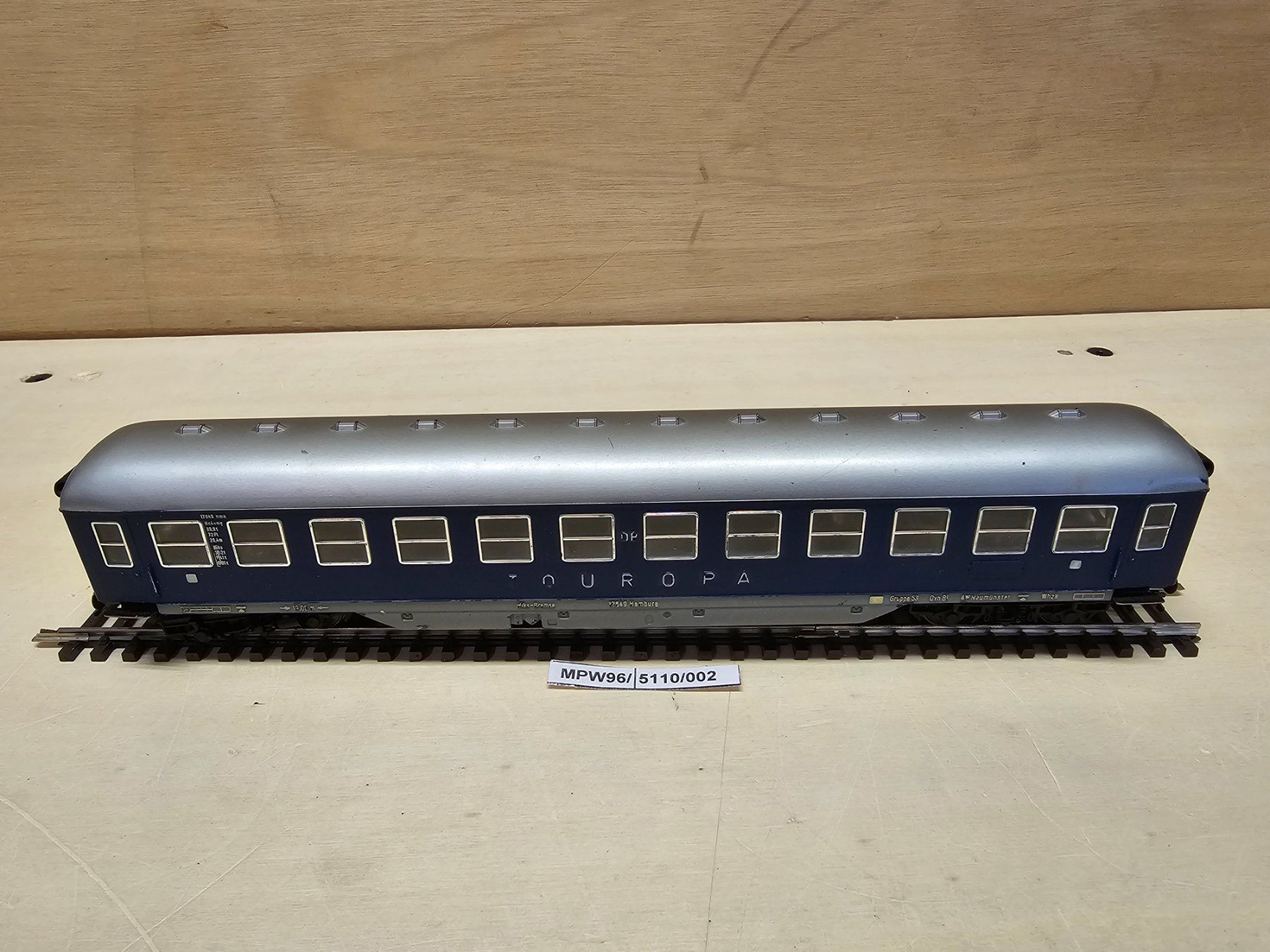 Fleischmann Modellini di ferrovie: FLM 5110 - DB Liegewagen "TOUROPA", blau – Usato da Waengi venduto da Bosu