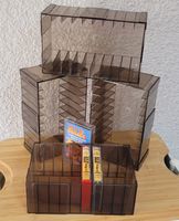 🇨🇭 4x PLASTON Kassettenboxen MC 70er Jahre Swiss Made
