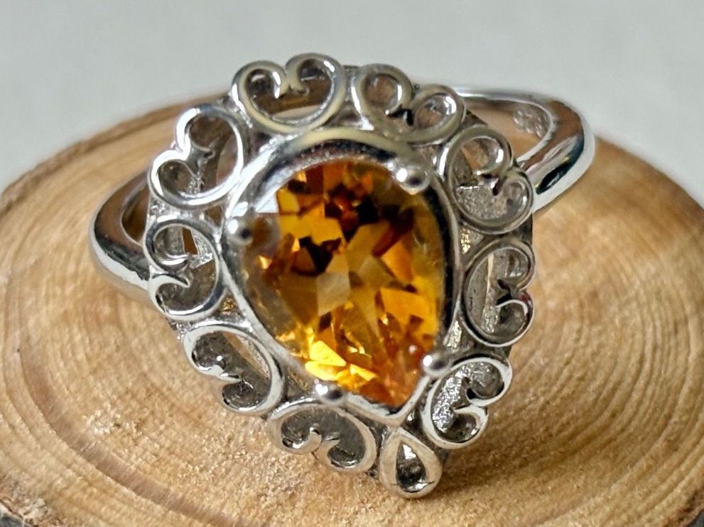 Ringe: Ring Citrin, Silber 925, Gr. 52 – Neu (gemäss Beschreibung) aus Brugg AG von lau_9rvy