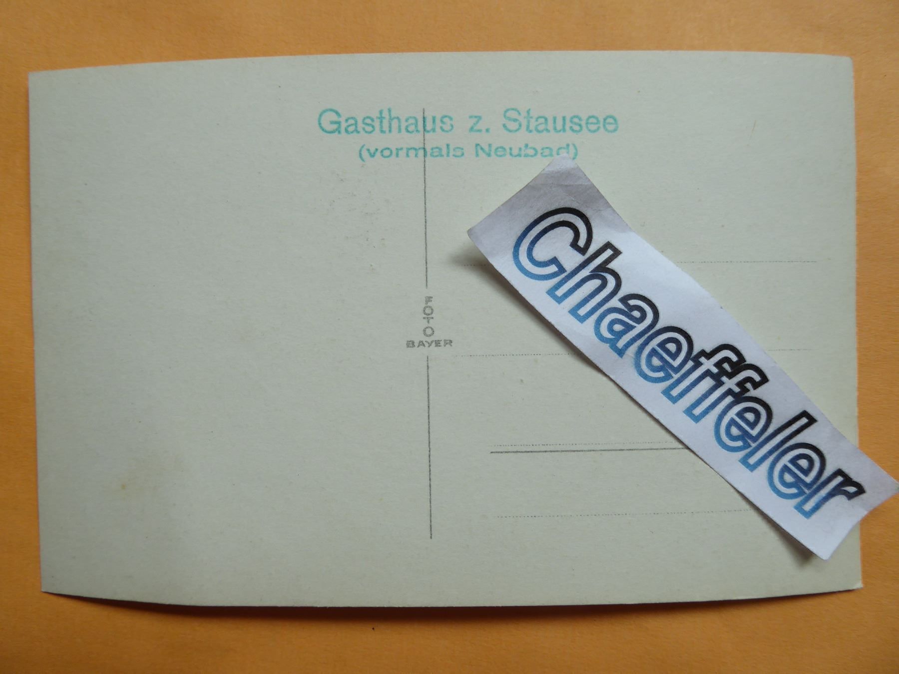 Cartoline postali: Wäggithalersee – Nuovo (secondo la descrizione) da Zürich venduto da Chaeffeler 1
