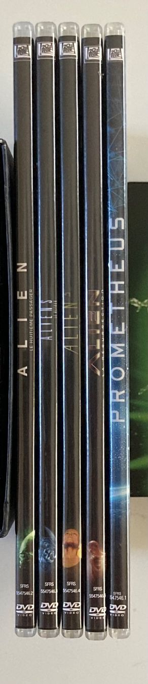 Tutti i DVDs: Lot 5 films Alien + Prometheus, super état! – Usato da Bassecourt venduto da CALUMET-X 2