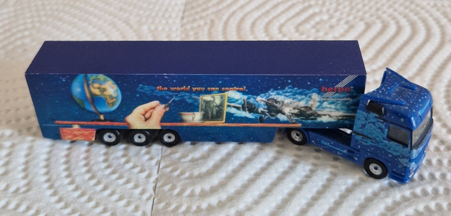 Herpa Modellini di ferrovie: Semi-remorque Herpa échelle N – Usato da Tavannes venduto da Jacksonhmc 1