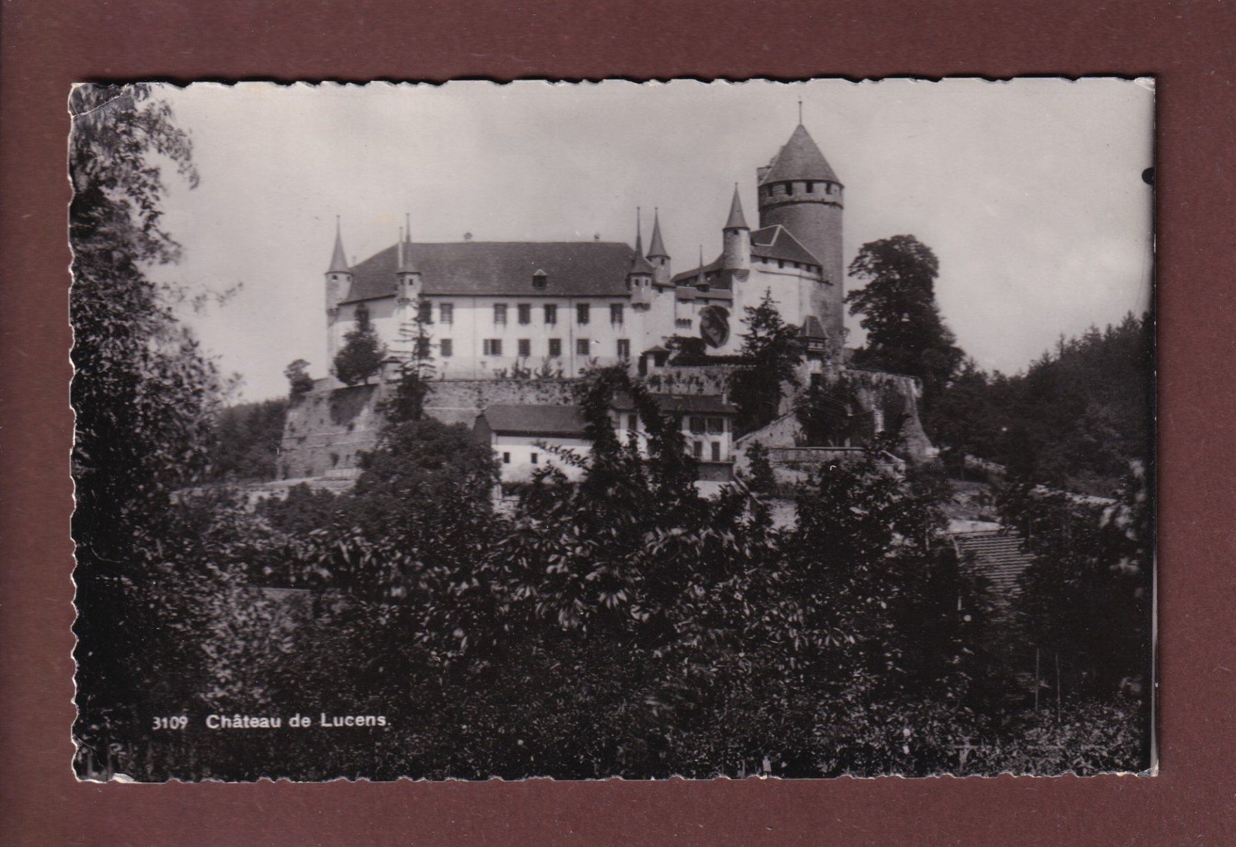 Cartoline postali: Château de LUCENS - 1948 – Usato da Pully venduto da nicecards