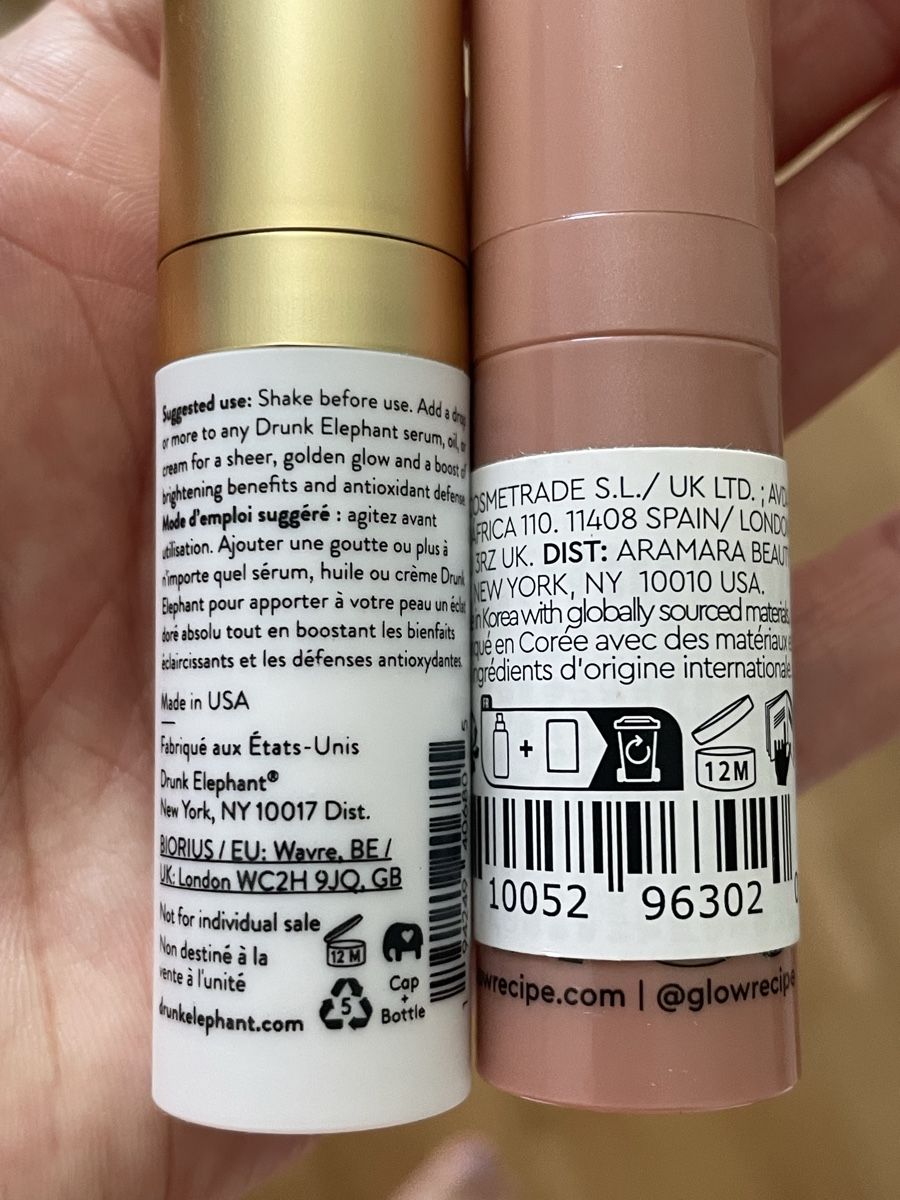 Soins du visage: Drunk Elephant & Glow Recipe Drops 2x5ml NEW – Neuf avec emballage d'origine à Dübendorf par VSAngel 2