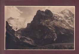 Grindelwald - Ausblick von Hotel KIRCHBÜHL - 1924