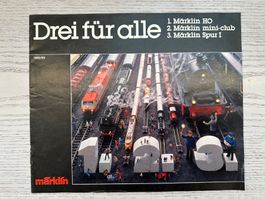 Märklin Drei für alle 1982/83 Prospekt
