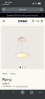 GRAU Flying Pendelleuchte neu 5000 Lumen dimmbar
48