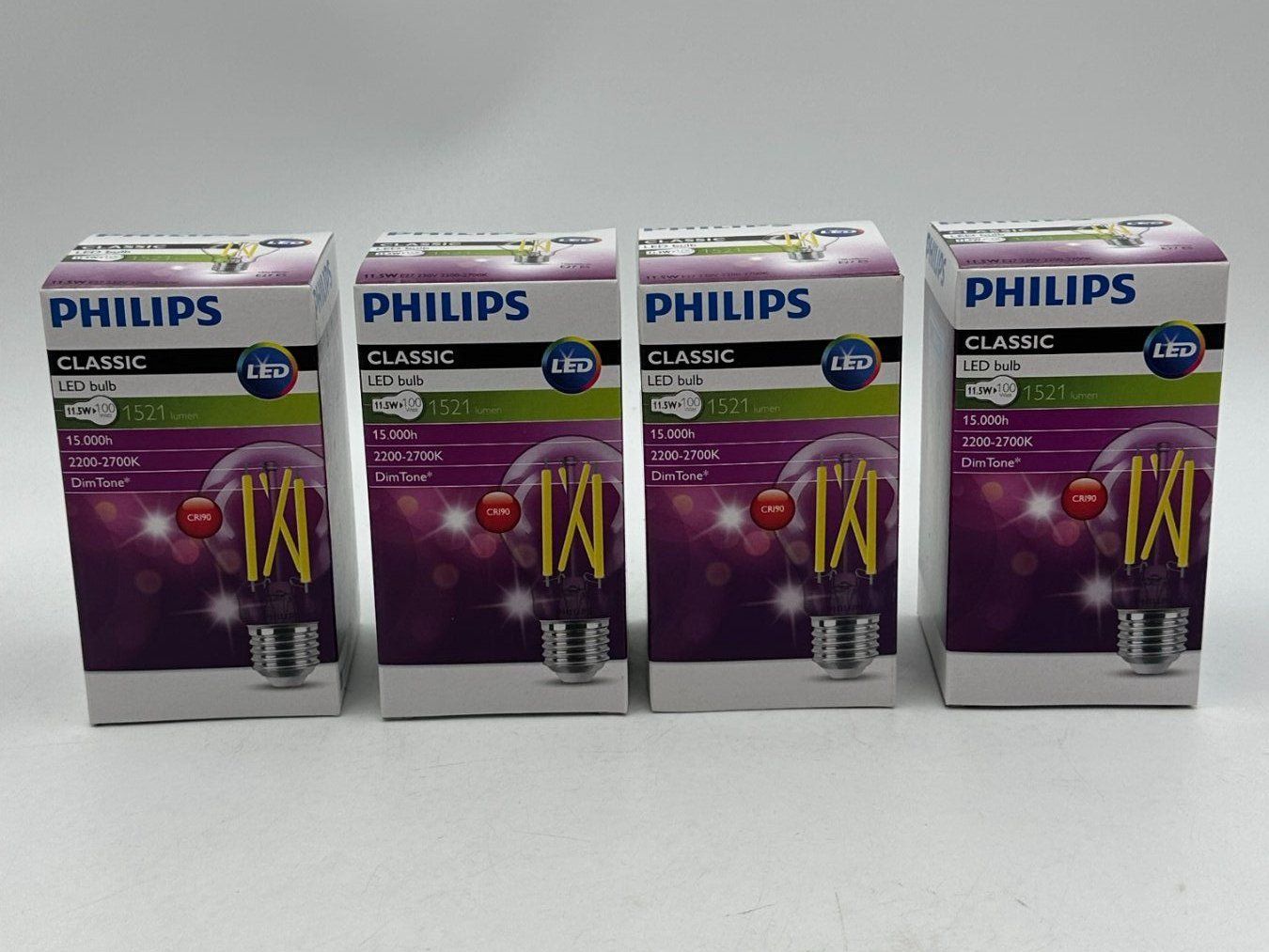 Philips Lampade: Philips LED Leuchtmittel Glühbirne E27 dimmbar Neu – Usato da Luzern venduto da Lager6640 3