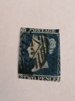 Two Pence Blue 1855 