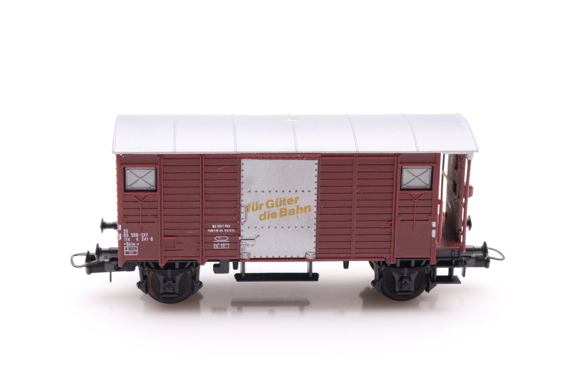 Liliput Modellini di ferrovie: 4x Liliput Güterwagen, H0 – Usato da Ried (Muotathal) venduto da Modellbahn.swiss 7