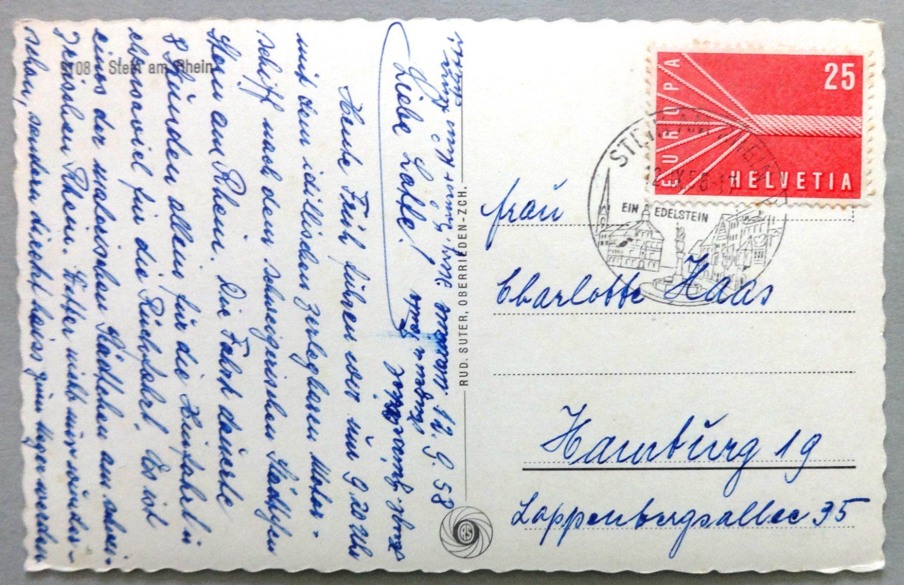 Cartoline postali: Stein am Rhein – Usato da Fétigny venduto da Billy2miny 1