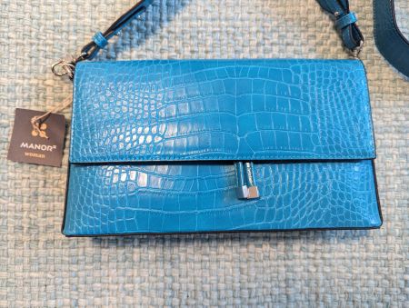 Handtasche Animalprint Schlangenprint, Manor, NEU