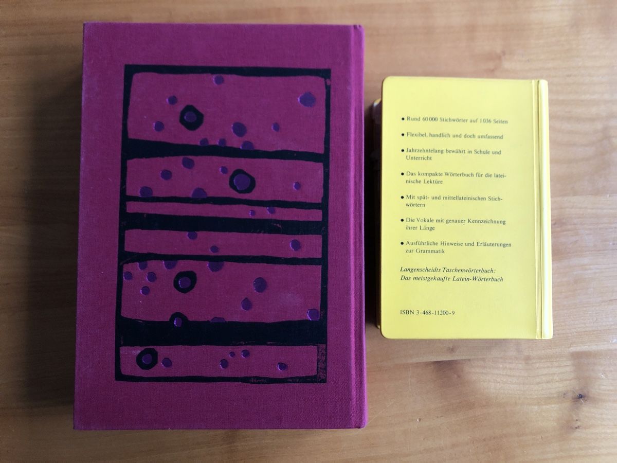 Libri: Latein Wörterbuch – Usato da Zürich venduto da ehupp 1