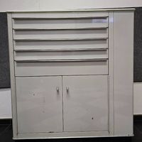 BAISCH Medizinal-Schrank ca. BJ 1960: 100x 91 x 42