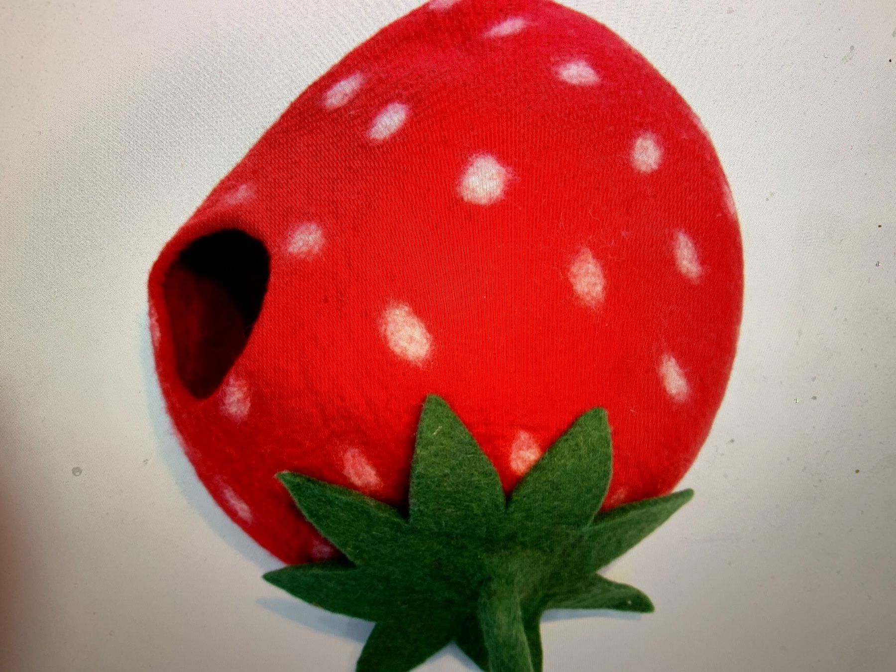 18-teiliges Filz-Erdbeer-Deko-Set Handgemacht – Mit Gänseblümchen Für DIY, Deko & Geschenke