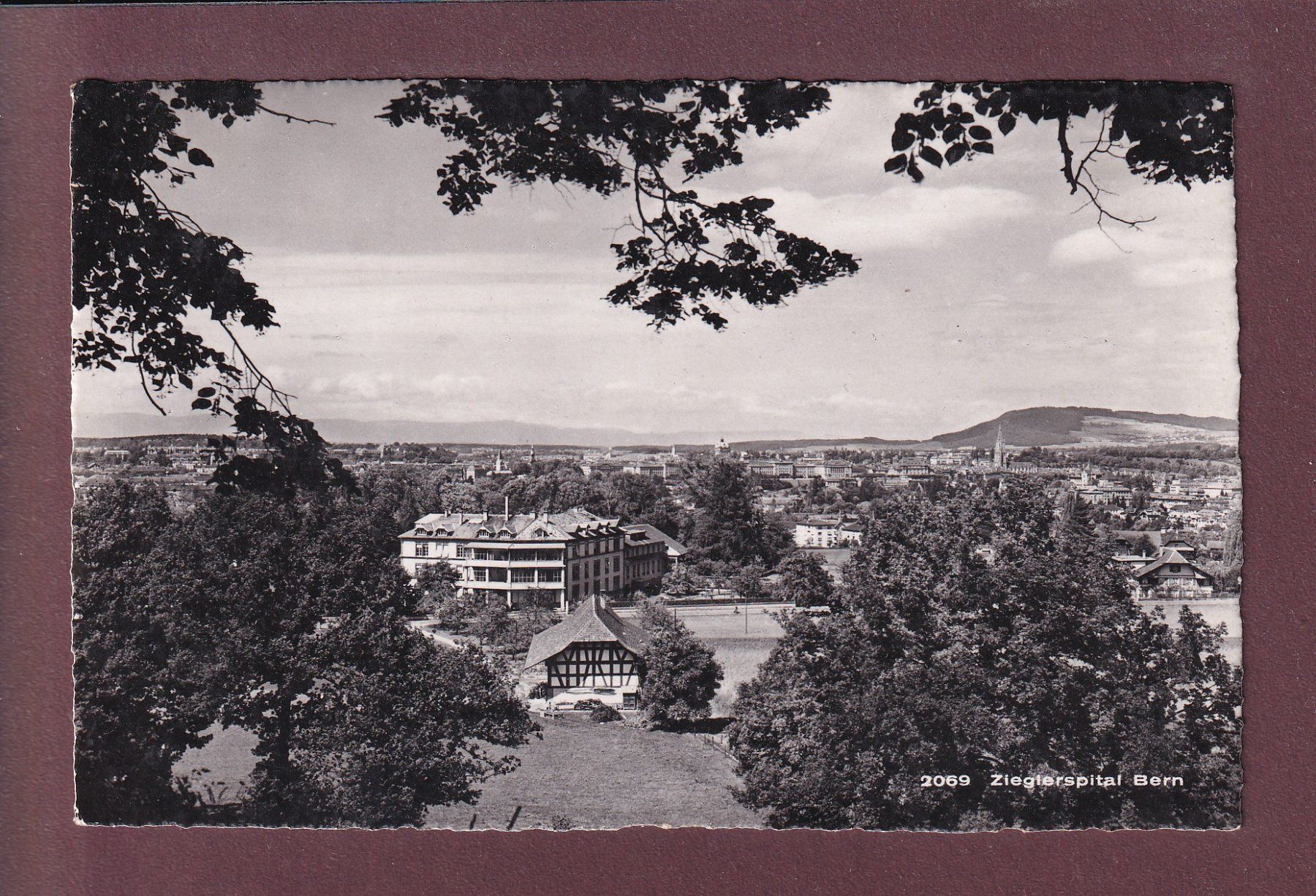 Cartoline postali: BERN - Zieglerspital - 1938 – Usato da Pully venduto da nicecards