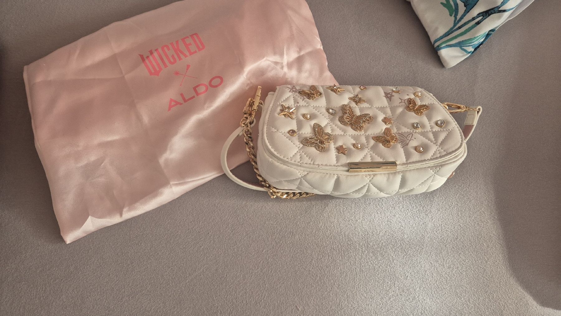 Aldo Borse: Elegant Aldo Wicked White Shoulder Bag – Usato da Schlieren venduto da ste_vzg7