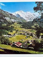Wengen Mürren Jungfrau Foto Poster Plakat 48x48cm