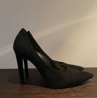 Schwarze Wildleder Pumps Gr. 37 - Elegant & Zeitlos