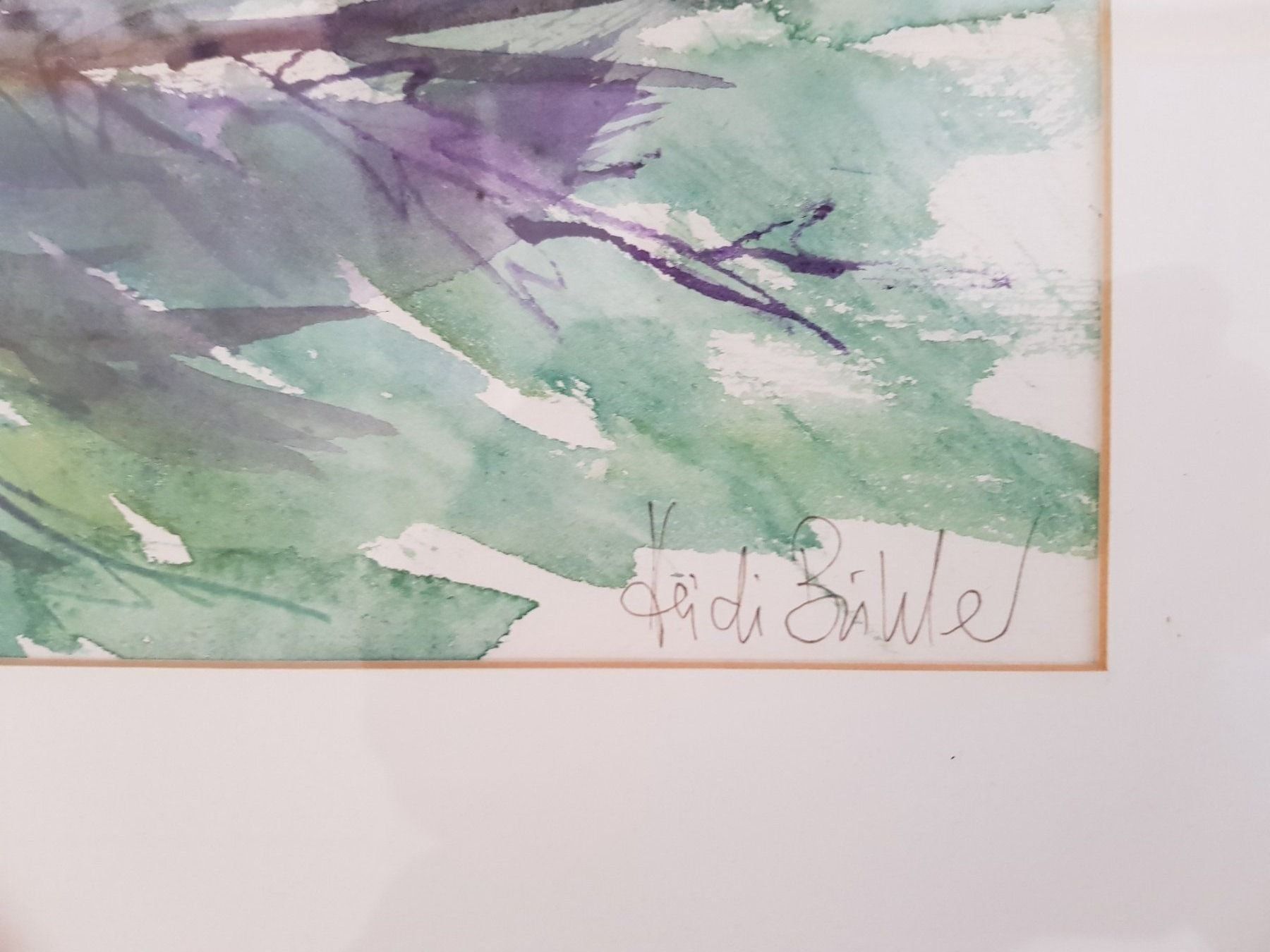 Foto & Immagini: Bild Gemälde Aquarell Heidi Bühler volle Farben – Usato da Walterswil BE venduto da Lonitti 2