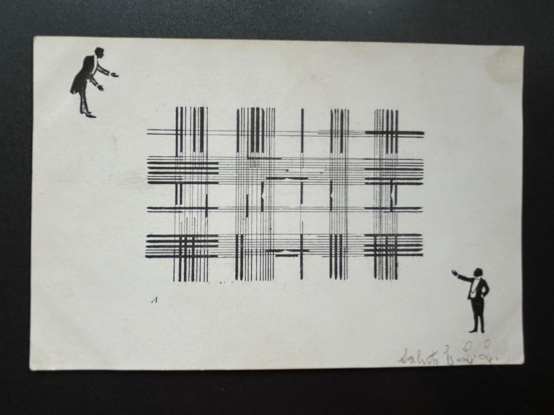 Cartes postales: 2 Anamorphose Postkarten – D'occasion à Untervaz par buesmig