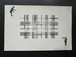2 Anamorphose Postkarten
