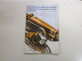 Grand-Prix Bern 1947 Programm Vintage Motorrad Auto Oldtimer