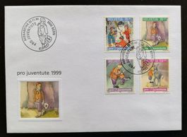 Schweiz FDC Pro Juventute 1999