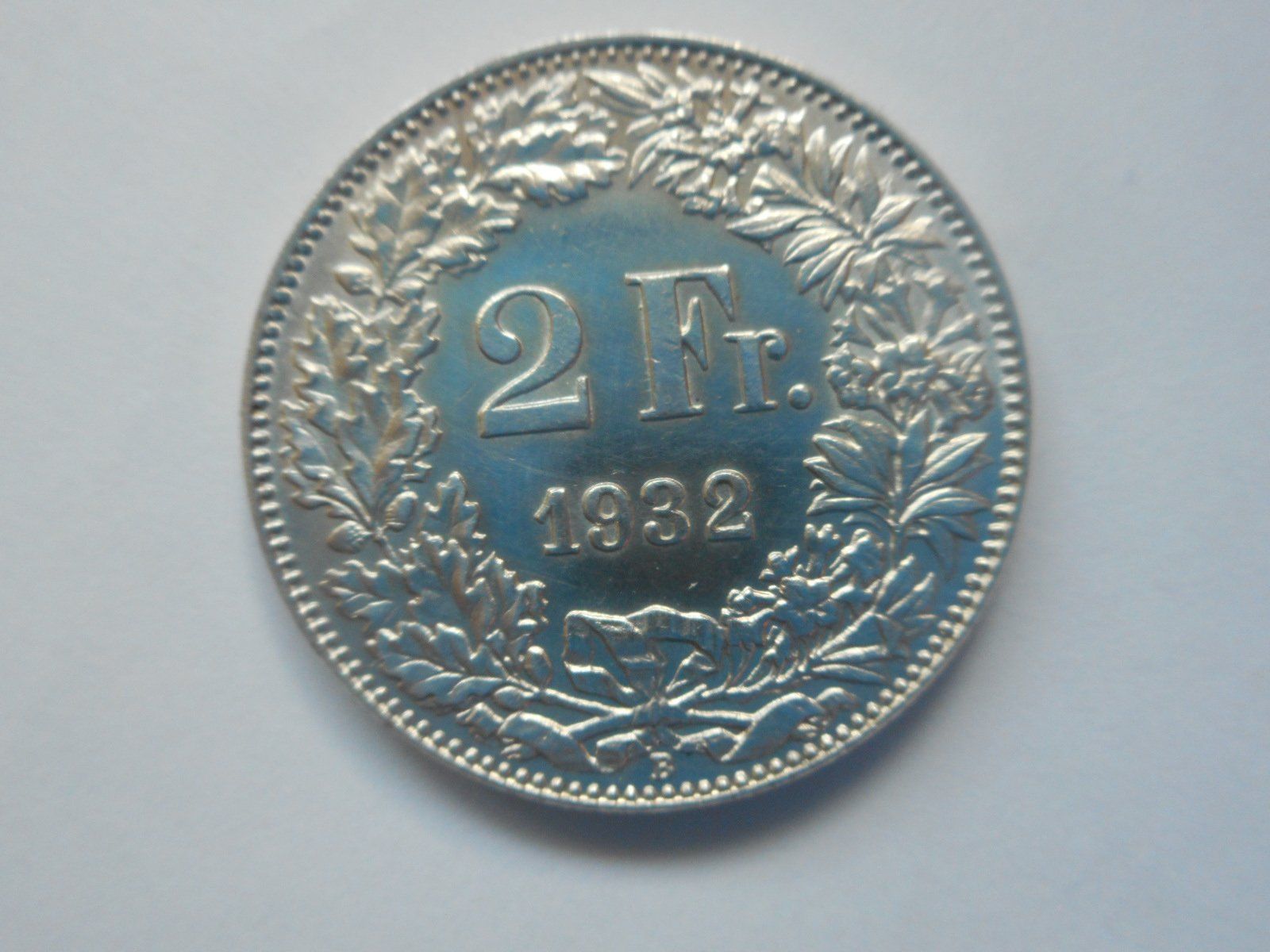 Toutes les monnaies: 2 Fr. 1932 silber  Top Stück – Neuf (Voir description) à Kriegstetten par pizlad2010
