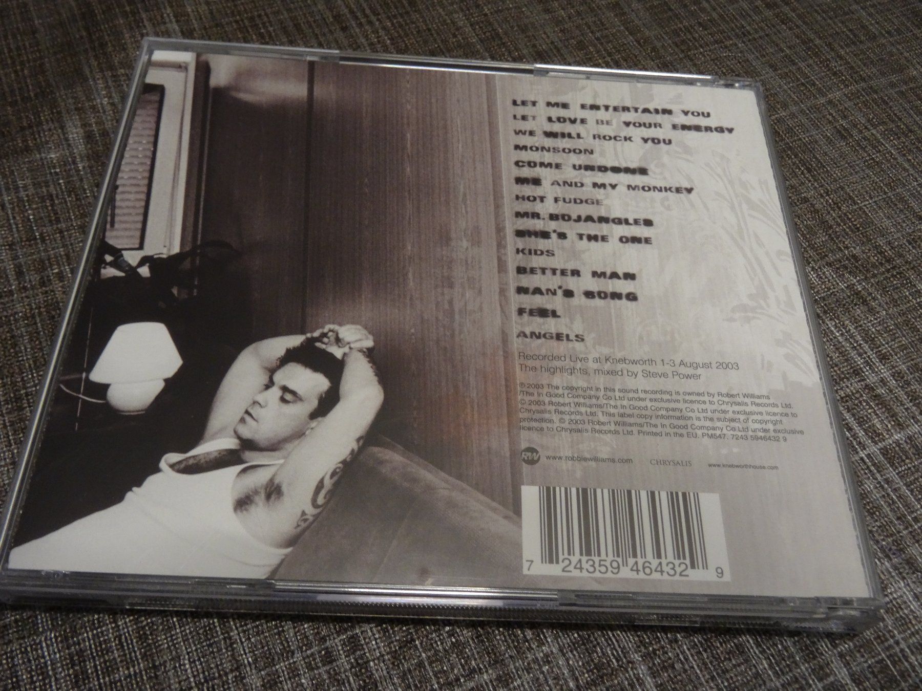 CD: Robbie Williams - Live Summer 2003 CD – Usato da Olten venduto da Disc-Ausverkauf 1