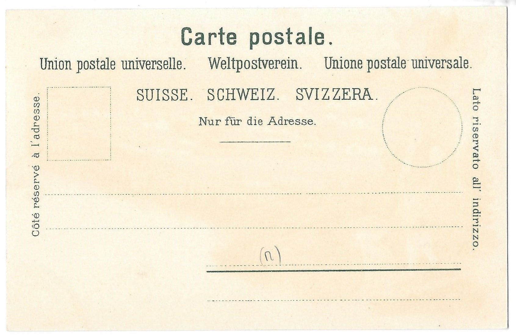 Cartoline postali: Urnäsch farbige Lithografie mit Senn – Usato da Olten venduto da clotaldi 1