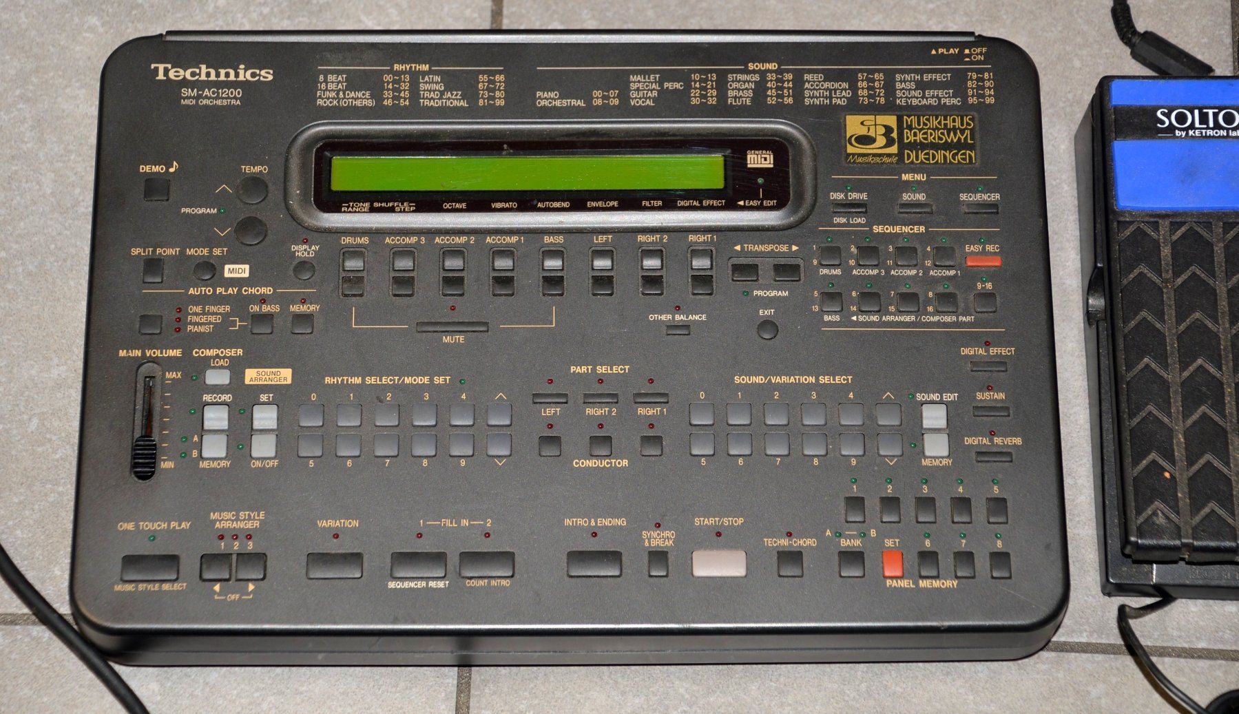 Technics Mischpulte: Technics SM AC-1200 Midi Orchestra Sound Module – Gebraucht aus Collonges von arashee 1