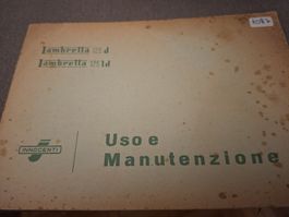 lambretta type 125 D et 125 LD uso e manutenzione 33 pagine 